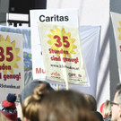 Bilder des Warnstreiks
