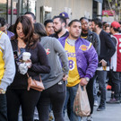 Gedenkfeier vor dem Staples Center