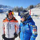 Vereni Schneider mit Marc Girardelli