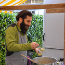 Grüne Suppe auf dem Wolfurter Markt