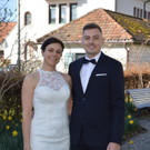 Nadja Karnitschnig und Thomas Zöschg feierten ihre standesamtliche Trauung.