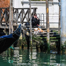 Klares Wasser in Venedig