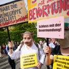 Illegale Corona-Demo in Wien