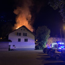 Dachstuhlbrand in Lustenau