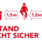 Abstand macht sicher