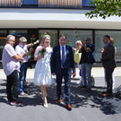 Helga Ponticelli und Dominik Brulc haben geheiratet.