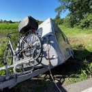 Campingwagen-Unfall in Senderstraße