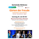 Hörbranzer Kultur im Juli 2020