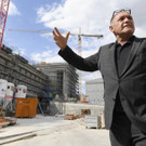 Die Parlaments-Baustelle am 13. Juli 2020