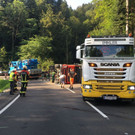 Lkw-Bergung in Müselbach - L200 komplett gesperrt