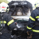 Pkw-Brand auf der A2