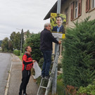 TOP motiviert bei der Arbeit - gemeiinsam mit vielen Helfern...