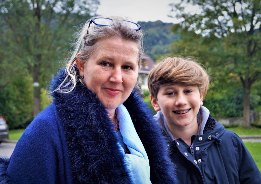 Die Wiener K__nstlerin Bernadette Rosa M__ller und Sohn Markus waren begeistert.jpg