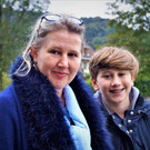 Die Wiener K__nstlerin Bernadette Rosa M__ller und Sohn Markus waren begeistert.jpg