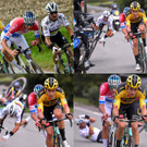 Schwerer Sturz von Alaphilippe