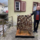 Meter - Andreas Rädler-Skulptur am Emsbach