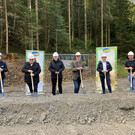 Spatenstich Käsekeller Sennerei Schnifis
