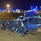Kollision im Waldviertel: Bilder der Unfallstelle