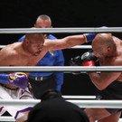 Kein Sieger im Duell der "Box-Opas" Tyson und Jones junior