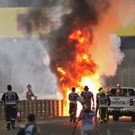 F1: Feuerunfall in Bahrain - Haas F1 geht in Flammen auf