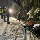 Eichnberg: Pkw rutsch in Graben