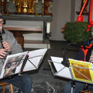 Loretz und Lang musizieren
