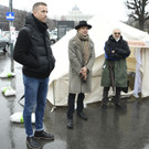 Prominente protestierten in Wien für Flüchtlingshilfe