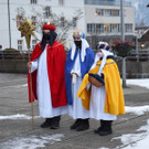 Die Sternsinger zu Besuch im Rathaus Bludenz