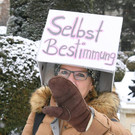Bilder der Demos in Wien