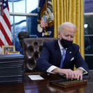Biden im Oval Office angekommen