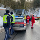 Landbus in Brand