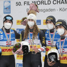 Österreichs Rodler holen zum WM-Abschluss Staffel-Gold