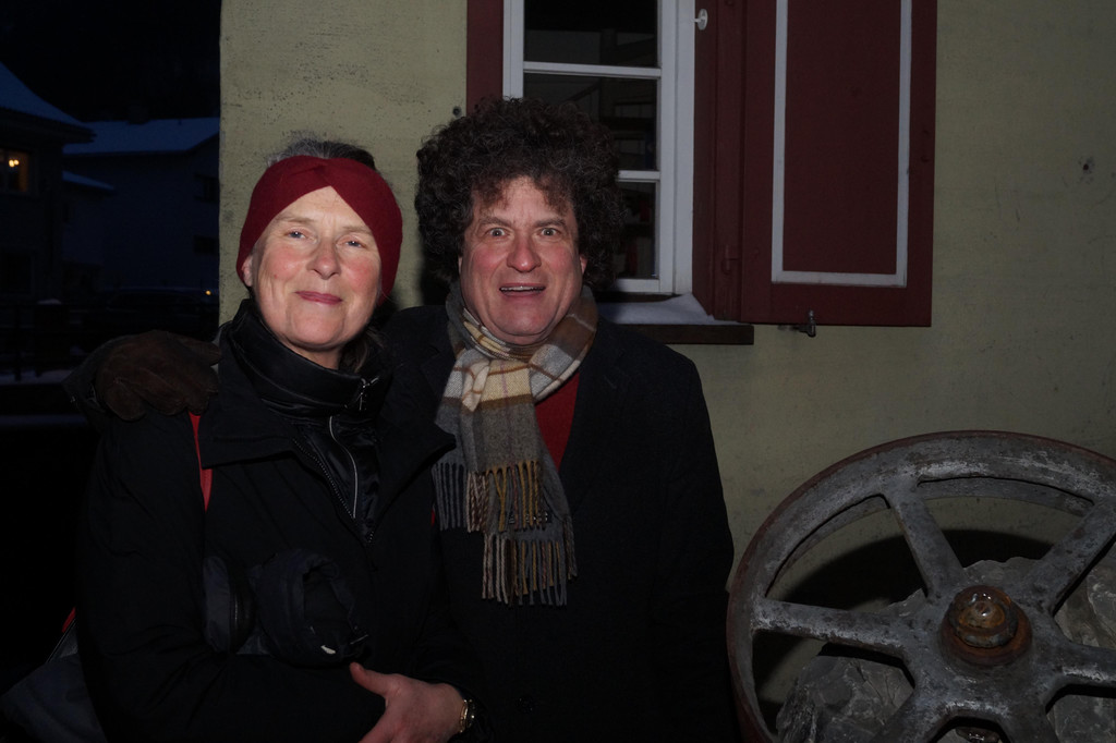 Astrid und Hanno Loewy freuten sich __ber die Einladung.JPG
