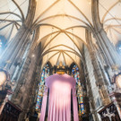 Erwin Wurm - Fastentuch hängt wieder im Stephansdom: Bei der Präsentation