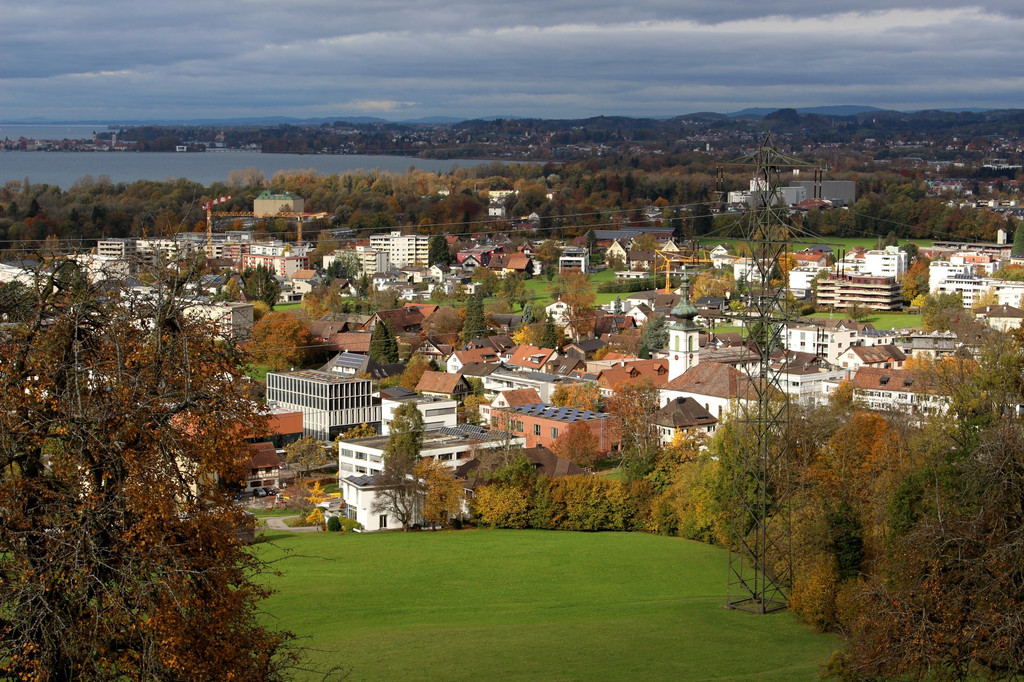 Lochau B Ansicht mit Diemareal Hinergrund 160 Wohnungen.JPG