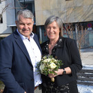 Susanne Nachbaur und Raphael Fritz feierten ihre standesamtliche Trauung.