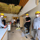 Teamwork für die neue Schulküche