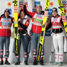 ÖSV-Mixed-Team im Skispringen auf Podest: Bronze