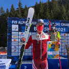 Junioren WM in Bansko 2021 Vizeweltmeister im Super G Lukas Feurstein aus Mellau_.jpg