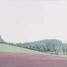 04 Landschaft mit Apfelb__umen 40 x 150_ Acryl auf Leinwand .JPG