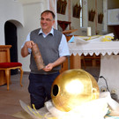 Vandans: Turmkugel Alte Kirche (Jahr: 2020)