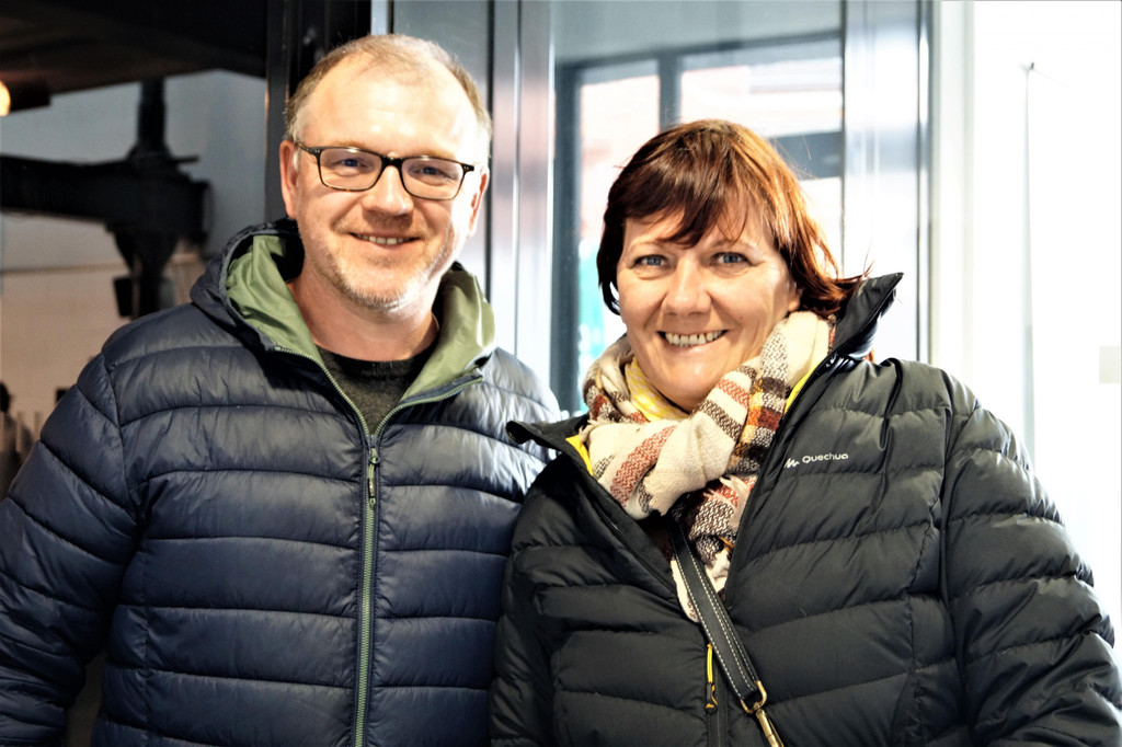 Eckhard Labrenz und Alexandra Bahnsen waren gespannt auf die Auf__hrung.JPG