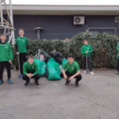 Fußballer im Einsatz für die Natur