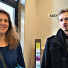 Christina Vaccaro _Journalistin bei Marie_ und Konstrukteur Johannes Blacha.JPG