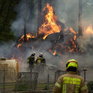 Großbrand auf Bauernhof