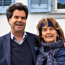 K__nstlerin Sabine Lingenh__hle mit Marbot.JPG