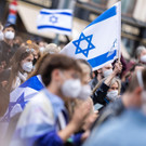  Pro- und anti-israelische Demos in Wien