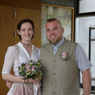 Jessica Stocklasa und Rene Teissl haben geheiratet.