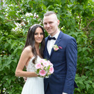 Sandra Aunitz und Patrick Haller feierten ihre standesamtliche Trauung.