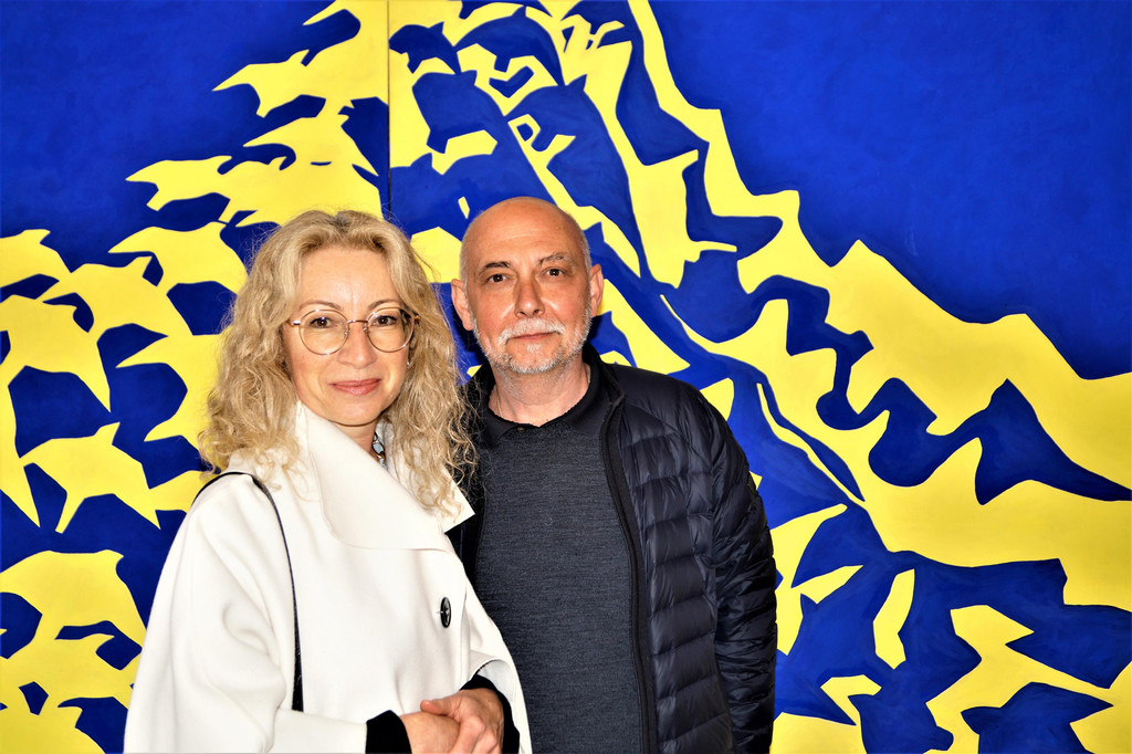 Eva und Robert Molnar waren begeistert von der Ausstellung.JPG
